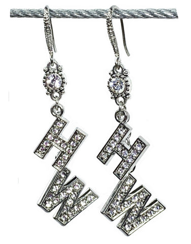 Hotwife Drop Earring Set -  Rhinestone