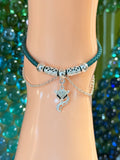 Hotwife Teal Vixen Anklet