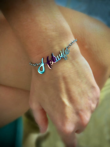 HotWife Bracelet (or anklet) in Stainless Steel with gift bag included