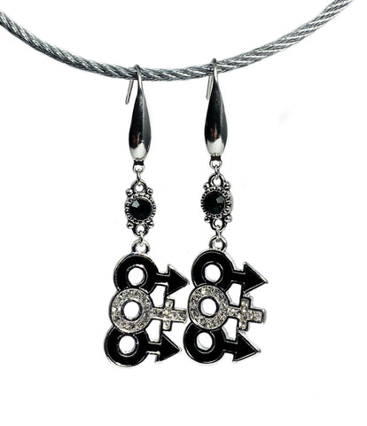 MFM Earring Set - Stainless Steel