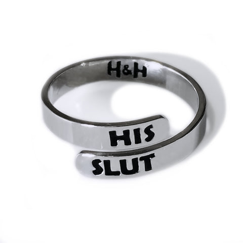 SLUT Adjustable Stainless Steel Ring